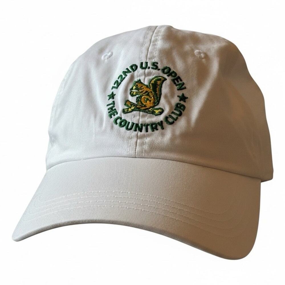 AHEAD 122nd US Open The Country Club Brookline Squirrel Hat White USGA Member